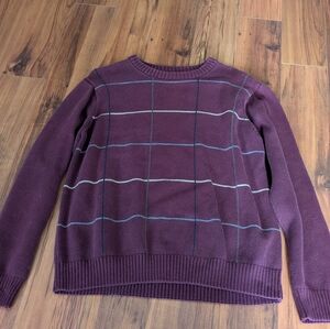 Croft & Barrow Maroon Knit Sweater